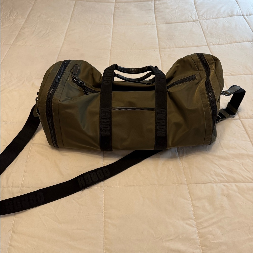 Coach Men’s Olive Green Gym Bag